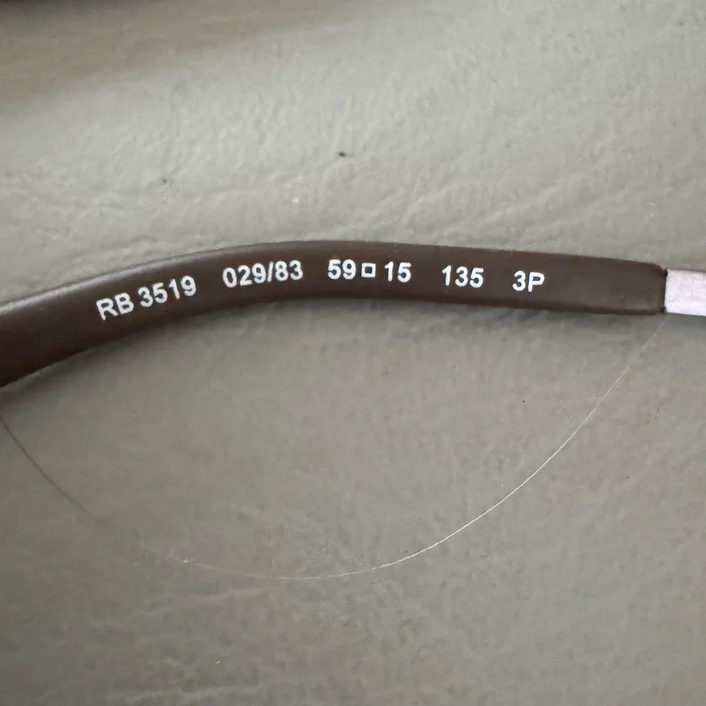 Ray-Ban RB3519 Men’s Pilot Sunglasses - Picture 7 of 8